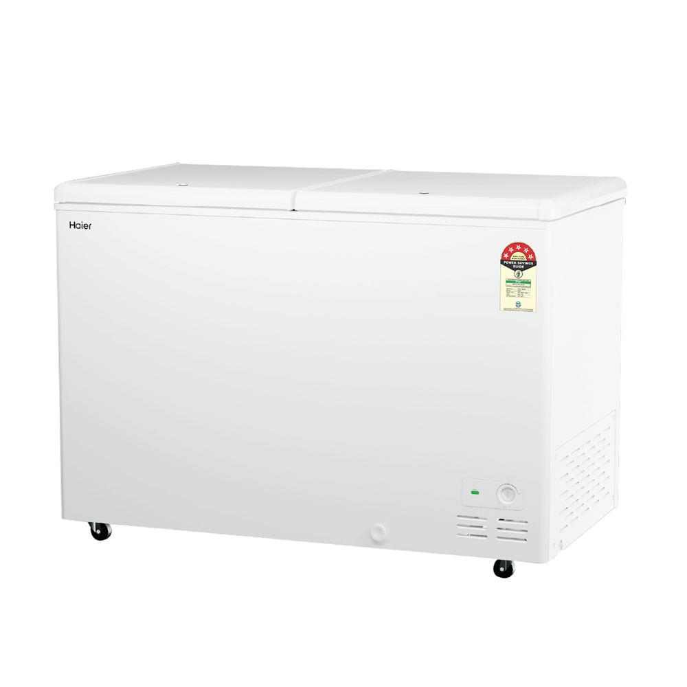 Haier Deep Freezer 500L, Hard Top Convertible Double Door (White)